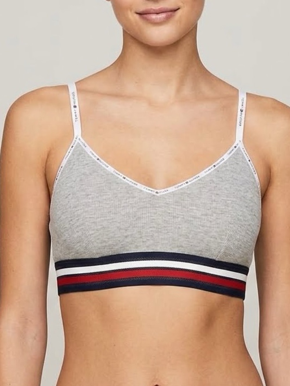 ⭐️ 5 for 20$! ⭐️ Tommy Hilfiger Racerback Grey Ribbed Bralette